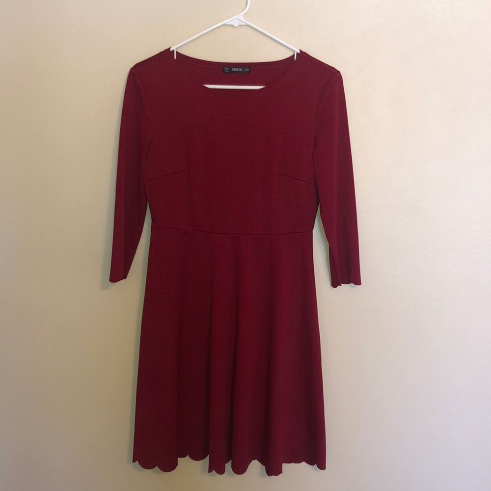 Maroon Dress